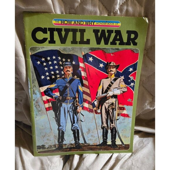 How and Why Wonder Book of The Civil War Vintage Used - Picture 1 of 3